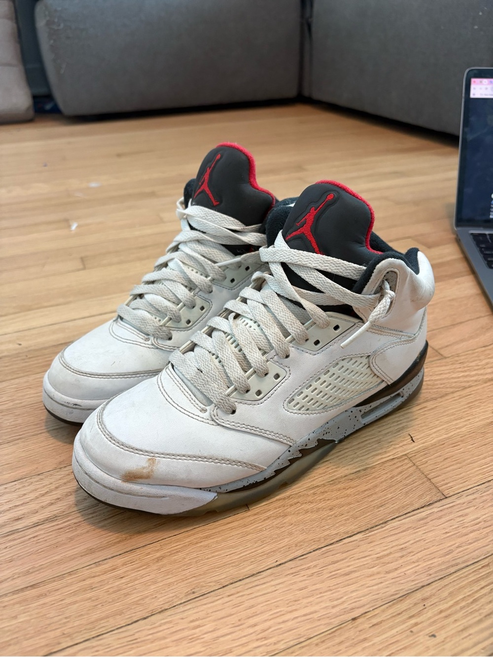 Air Jordan 5 Retro GS ‘White Cement’